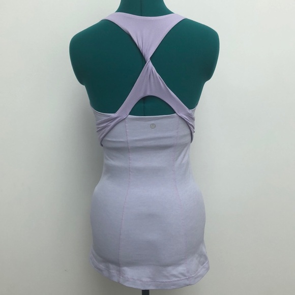 Lululemon Lilac Athletic Racerback Top, size 6 - Picture 3 of 7